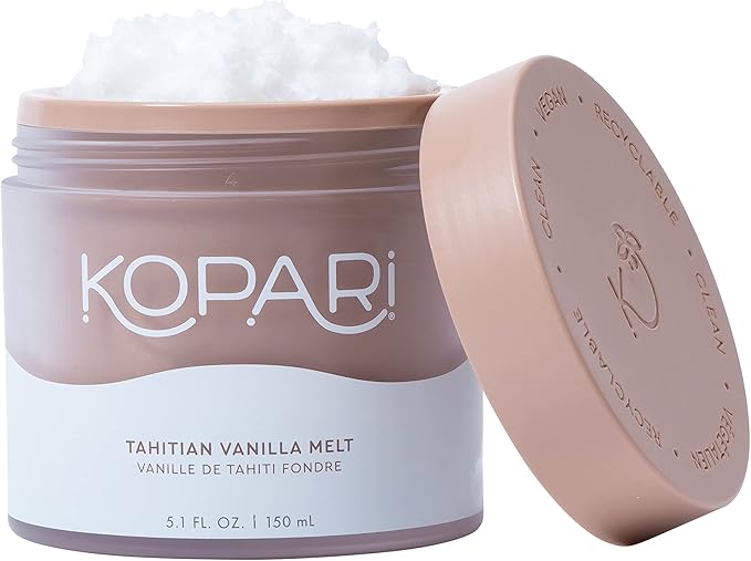 Kopari Tahitian Vanilla Coconut Melt | Multi Purpose Skin Moisturizer, 100% Unrefined Coconut Oil Skin Care For Body, Hair, Face | Vegan, Cruelty Free, Paraben & Sulfate Free | 5 Oz - Image 2